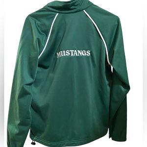 Nice Cal Poly University MUSTANGS Green Full Zip Track Warm Up Jacket Women’s L